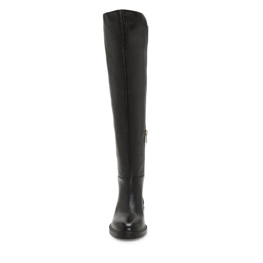 New In Box Vince Camuto Amiyah Over the Knee Riding Boots in Black / $159 MSRP - Picture 4 of 9